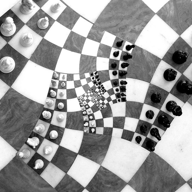 MC Escher Chess Lithograph